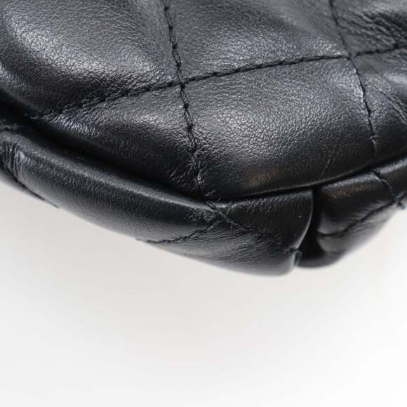 CHANEL Black Lambskin Leather Fanny Pack - Picture 11 of 16